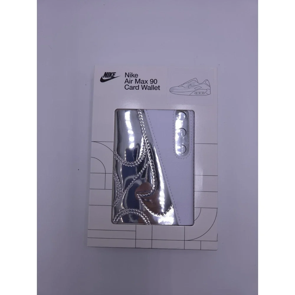 Nike Air Max 90 Card Wallet Metallic‎ Silver/White